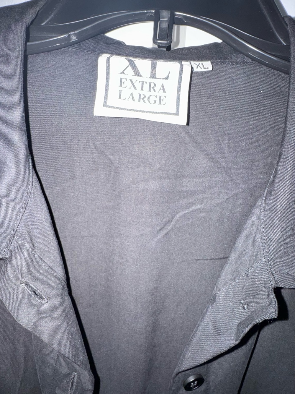 Black Button-Front Jacket - Extra Large - Picture 3 of 10
